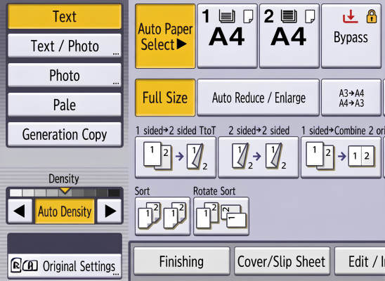 cai dat chuc nang copy may photocopy ricoh 5055 1