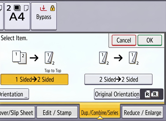 cai dat chuc nang copy may photocopy ricoh 5055 2