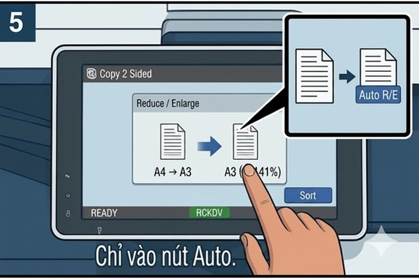 chuc nang phong thu anh may photocopy ricoh mp 50554