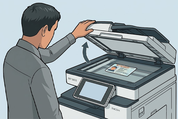 huong dan scan tu may photocopy ricoh mp 5055 ve may tinh5