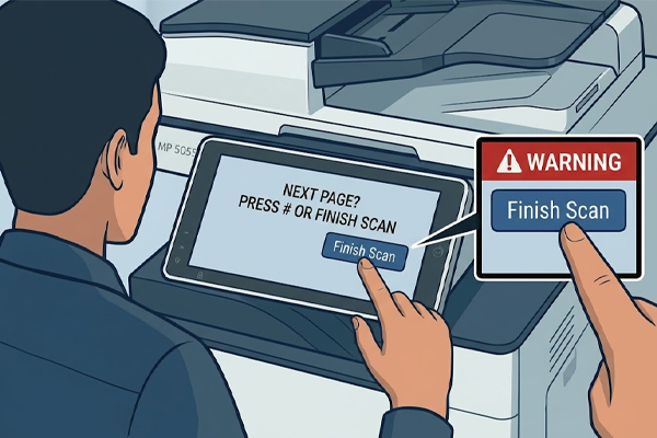 huong dan scan tu may photocopy ricoh mp 5055 ve may tinh7