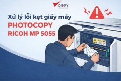 xu ly loi ket giay may photocopy ricoh mp 50550