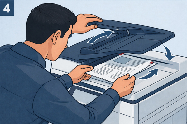 xu ly loi ket giay may photocopy ricoh mp 50553